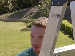 Hot Stud Rails Roofers Beef Whistle And Fucked No Condom Outdoor