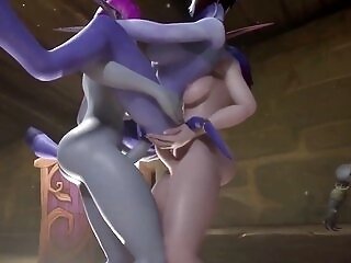 Futa Elves Indulge In A Wild Threesome With Standing Invasion - Erotic 3 Dimensional Warcraft Parody!