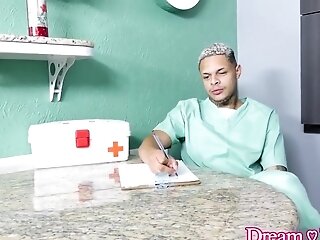 Gaby Moura - Doc Jacks Off His Trans Patient