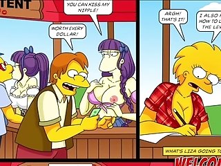 Simpsons Dual Invasion Porno Scene With Messiest Springfield's Tarts