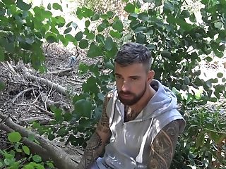 Tattooed Bearded Queer Man Picked Up In A Park For A Fuck