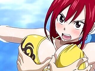 You Wont Last Until The End Watching Erza Scarlet Orgasm
