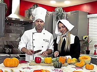 The Cook Fucks This Amish Cockslut So Hard That She Wants To Guzzle