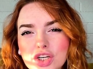 Unexperienced Ginger-haired Fuck-fest Display On Webcam Ivecamgirls